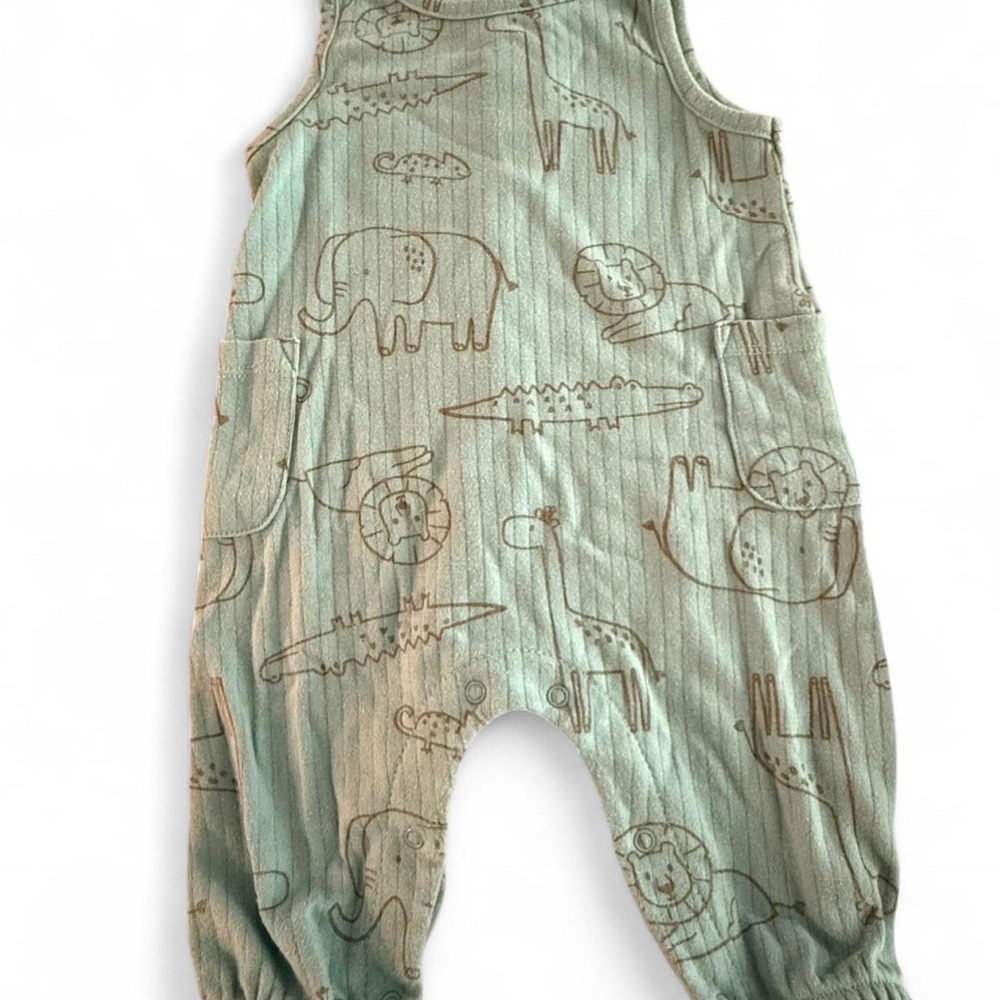 George Teal Baby Romper